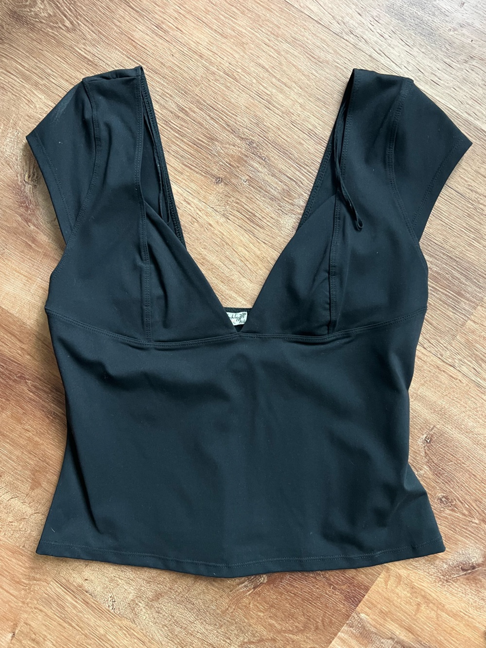 Free People Duo Corset Cami Size XL RT $48 Black
